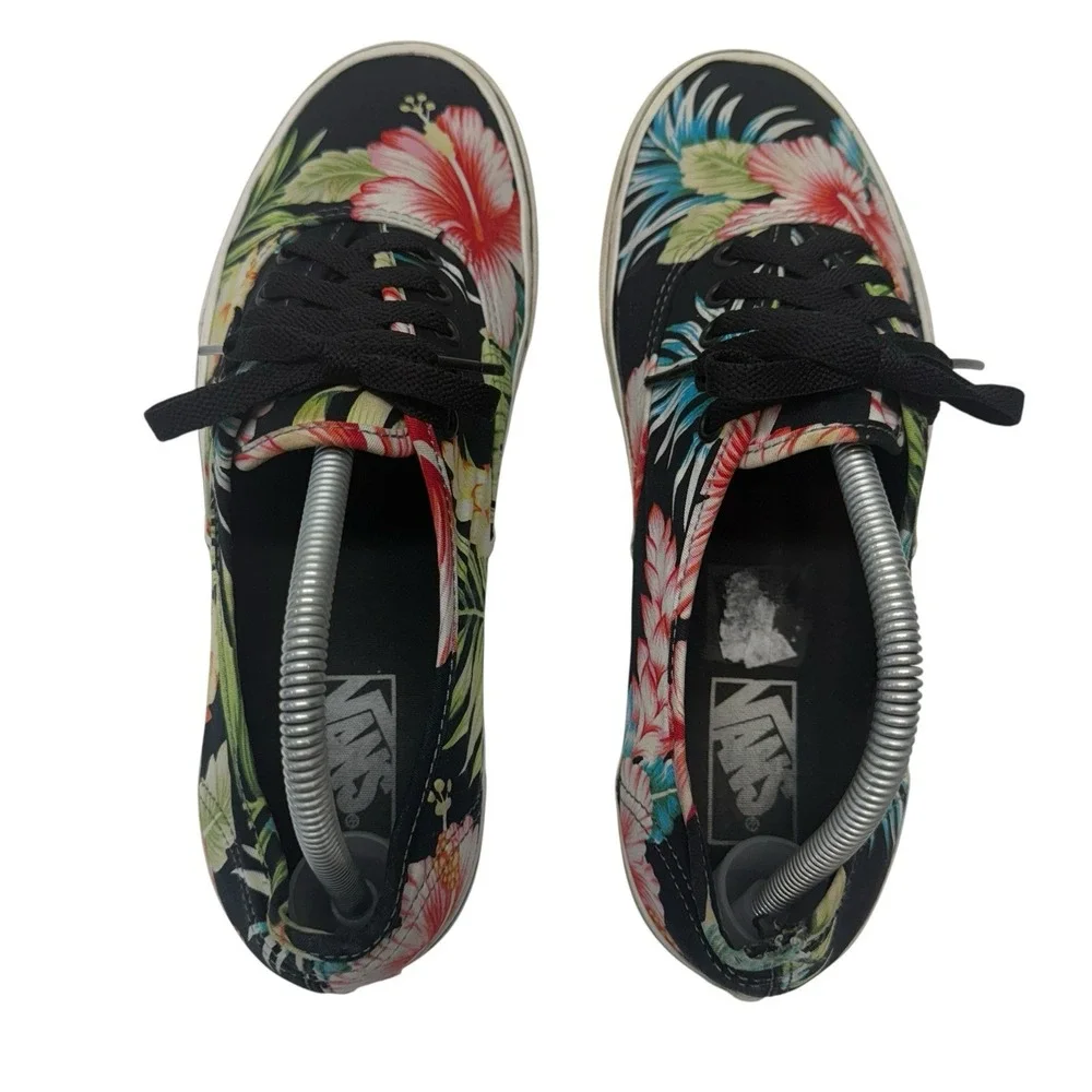 Vans‎ Hawaiian Hawaii Aloha Floral Lace Up Sk8 Shoes Men 9.5 Women 11 S-4